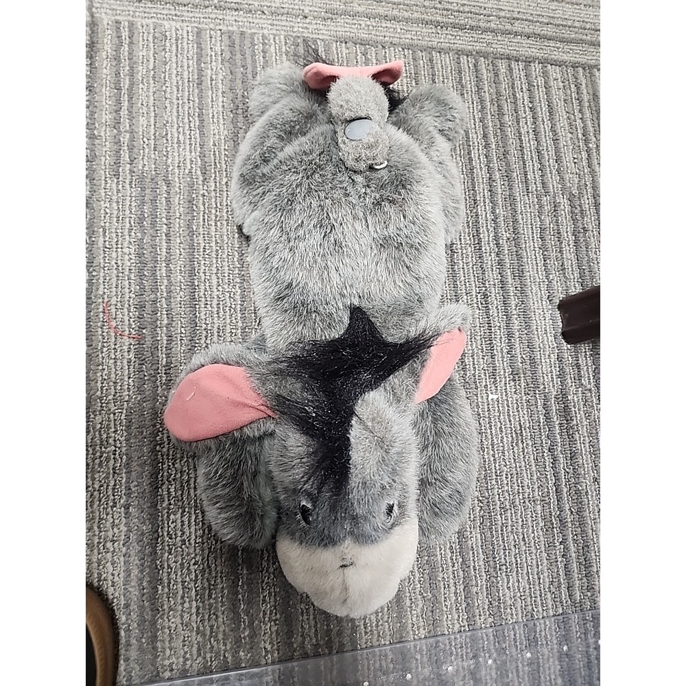 Vintage Walt Disney‎ World Eeyore Plush Removable Tail Stuffed Animal Super Soft